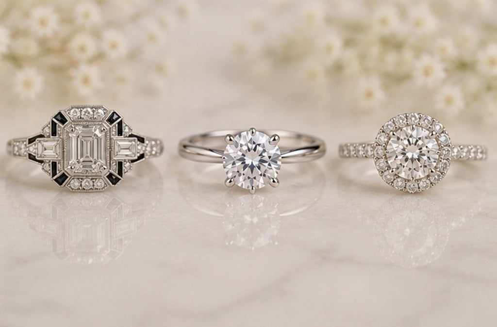 Art Deco vs. Solitaire vs. Halo: A Guide to Engagement Ring Styles