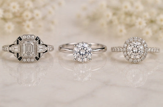 Art Deco vs. Solitaire vs. Halo: A Guide to Engagement Ring Styles