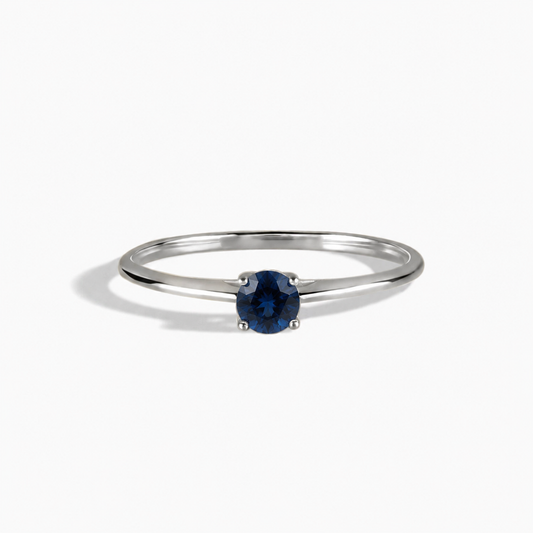 Liora White Gold Sapphire Solitaire Ring