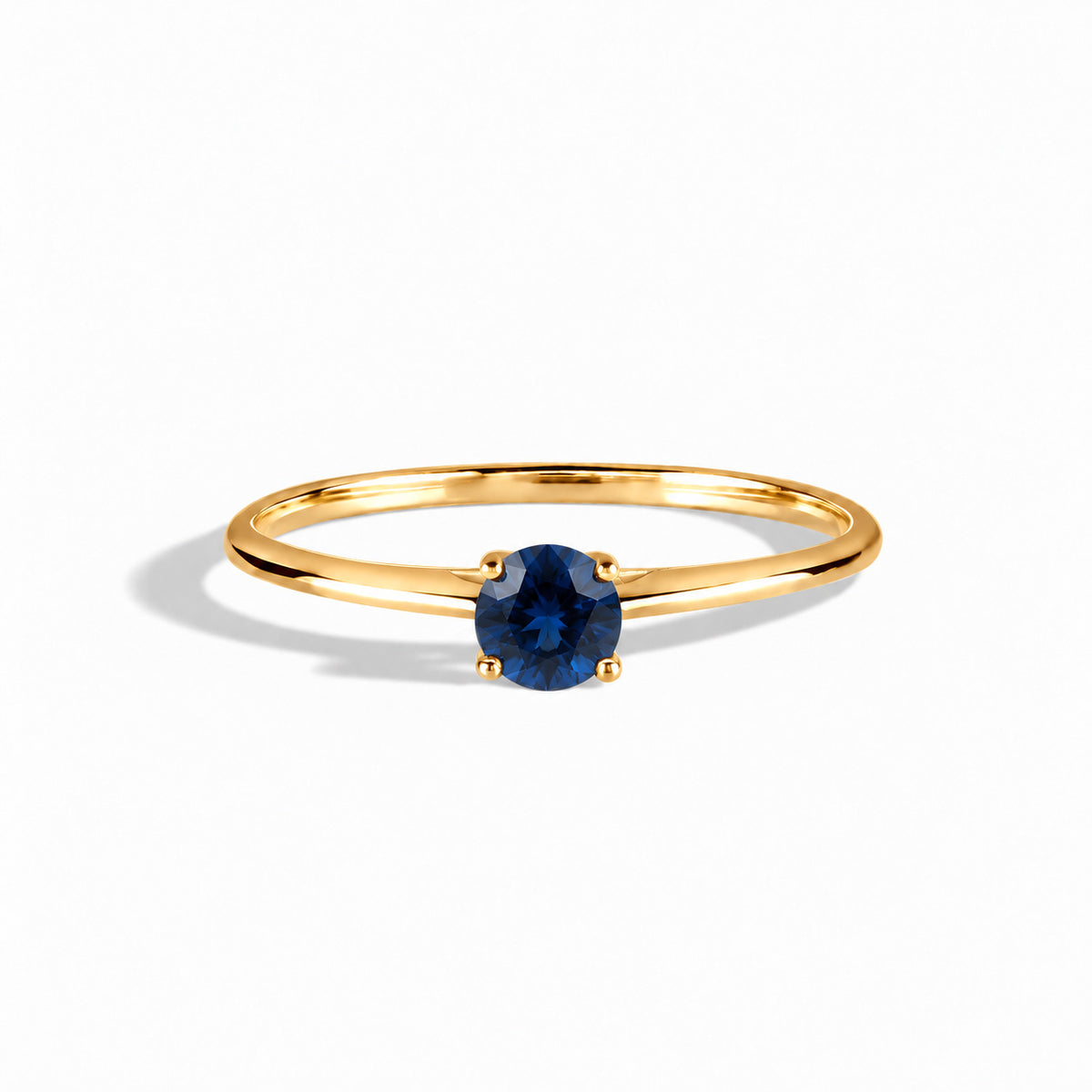 Liora Yellow Gold Sapphire Solitaire Ring