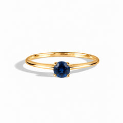 Liora Yellow Gold Sapphire Solitaire Ring