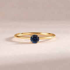 Liora Yellow Gold Sapphire Solitaire Ring