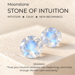 Liora White Gold Moonstone Solitaire Ring